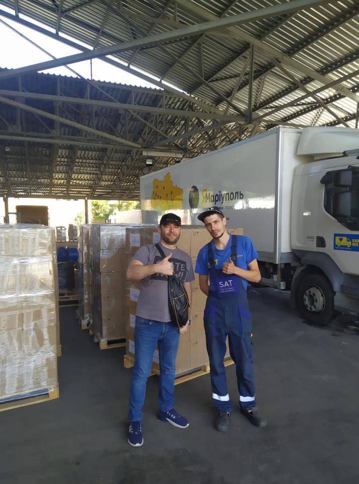 Партнери, які допомогли доставити продуктові набори маріупольцям